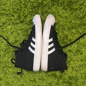 Adidas Black and White Nizza High
